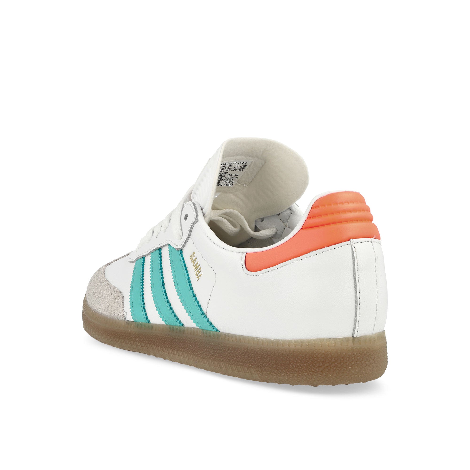 adidas Samba Footwear White / Easy Mint / Gum Low Top Sneakers  Material | Overkill