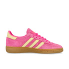 adidas Handball Spezial W Lucid Pink / Almost Yellow / Gold Metallic Low Top Sneakers IH9213 Silhouette | Overkill
