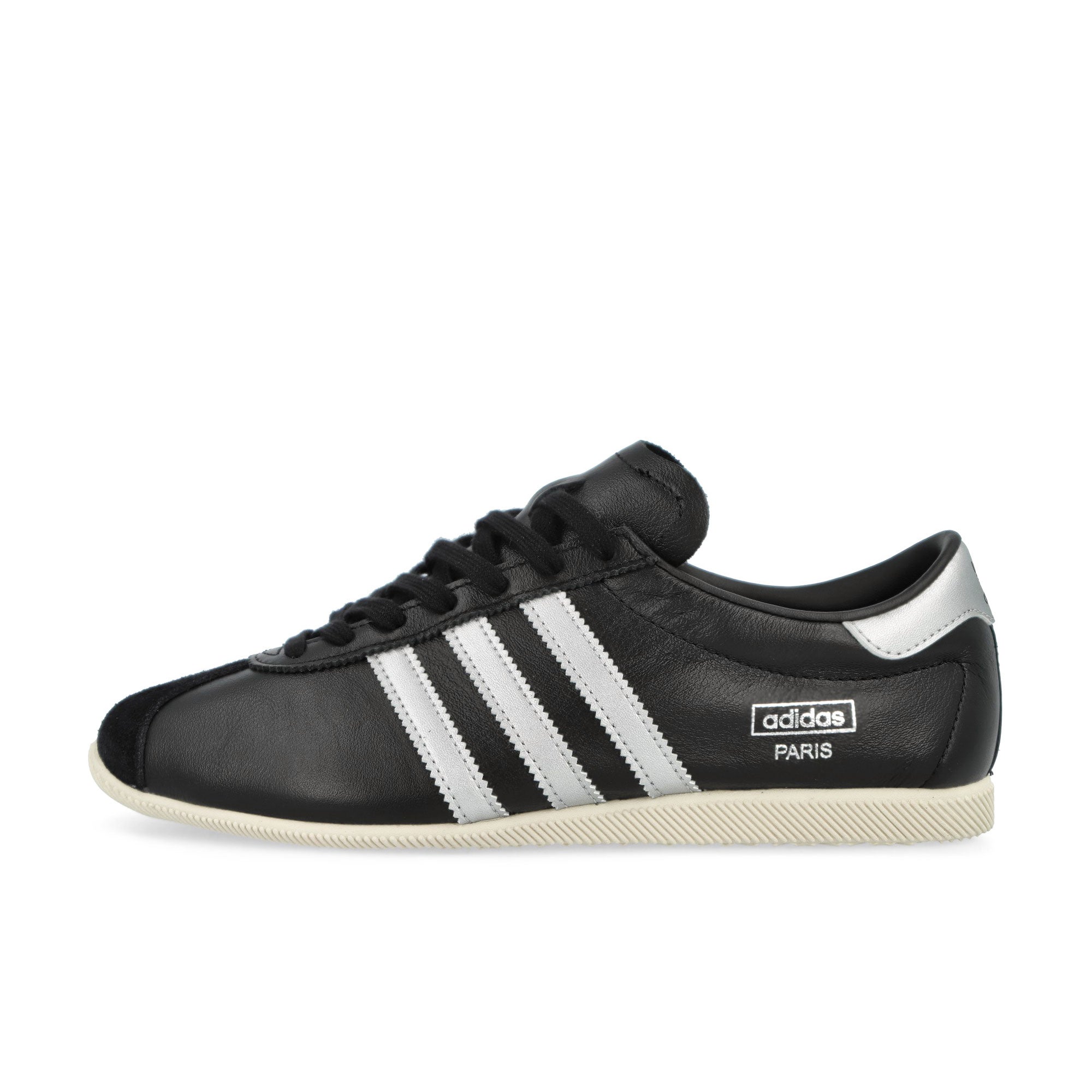 adidas Paris W Core Black / Silver Metallic / Cream White Low Top Sneakers IH9227 | Overkill
