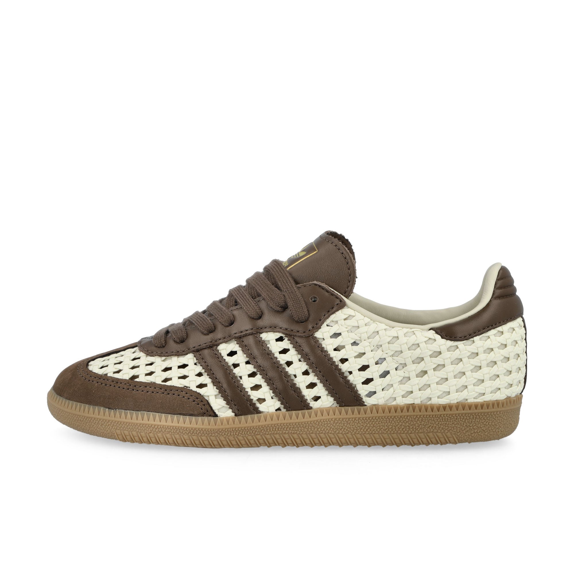adidas Samba OG W Cream White / Earth Strata / Gold Metallic Low Top Sneakers IH9373 Silhouette | Overkill
