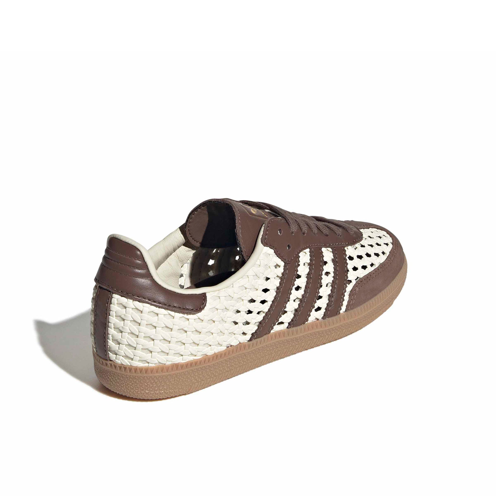 adidas Samba OG W Cream White / Earth Strata / Gold Metallic Low Top Sneakers IH9373 Material | Overkill
