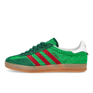 adidas Gazelle Indoor Green / Better Scarlet / Collegiate Green Low Top Sneakers IH9647 | Overkill

