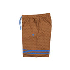 adidas W Basketball Mono Shorts Brown Desert Shorts Close-up | Overkill