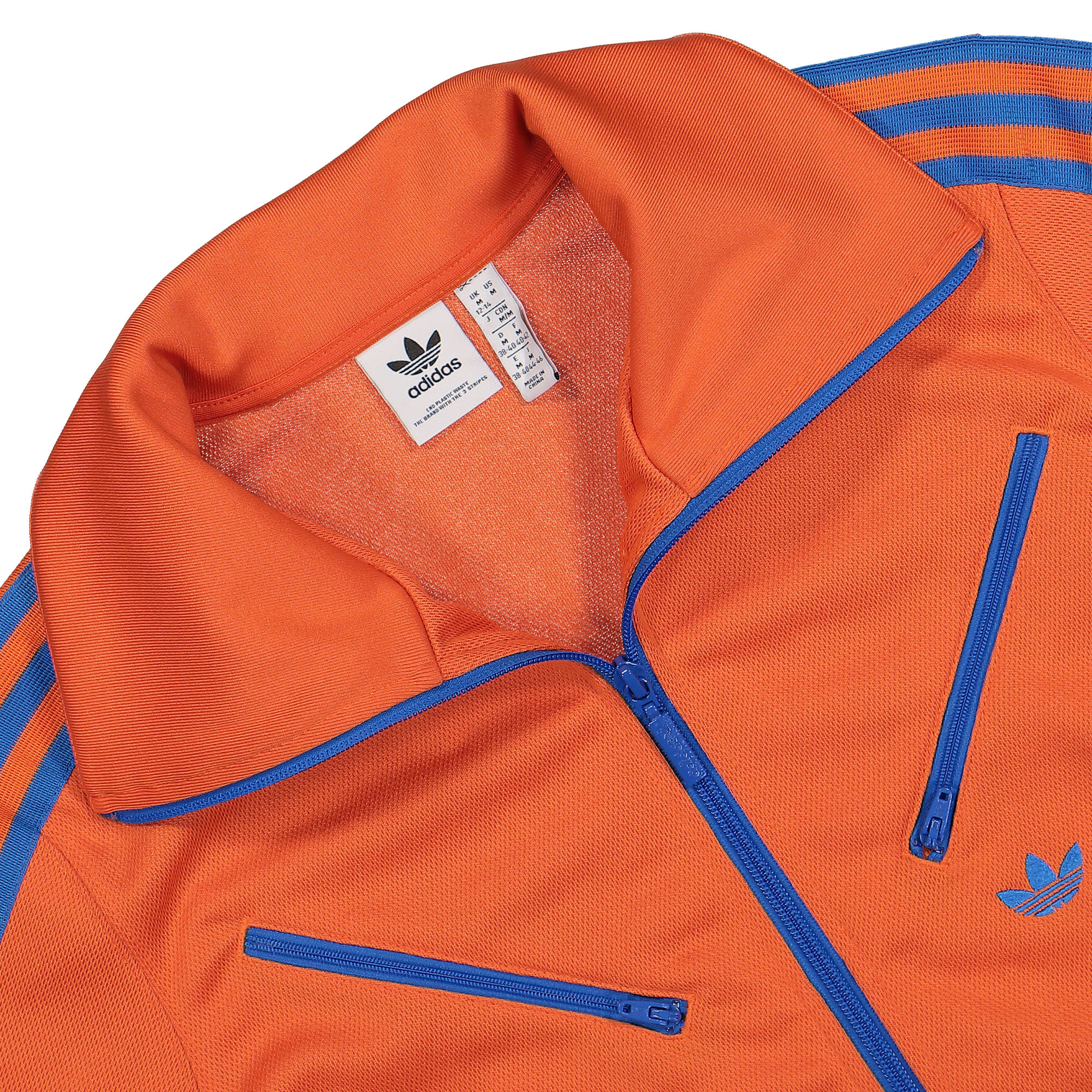 adidas W Montreal Track Top Craft Orange Track Jackets Close-up | Overkill