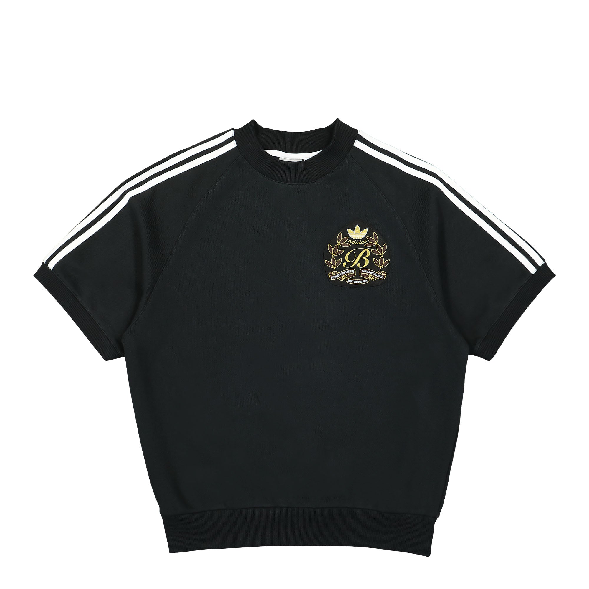 adidas Blondey x adidas Tee Crew Black / White T-Shirts IK9612 | Overkill