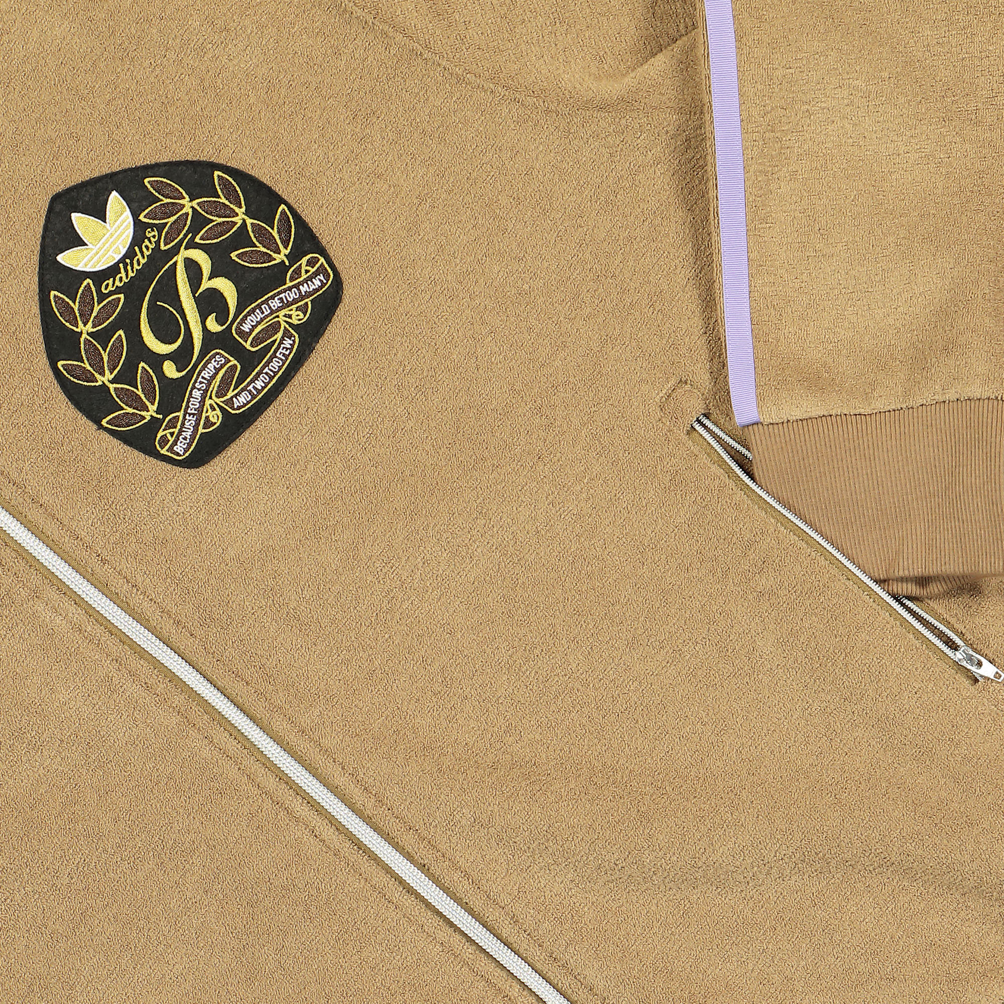adidas Boucle Track Top Earth / Magic Lilac Bomber & Varsity Jackets Detailfoto | Overkill