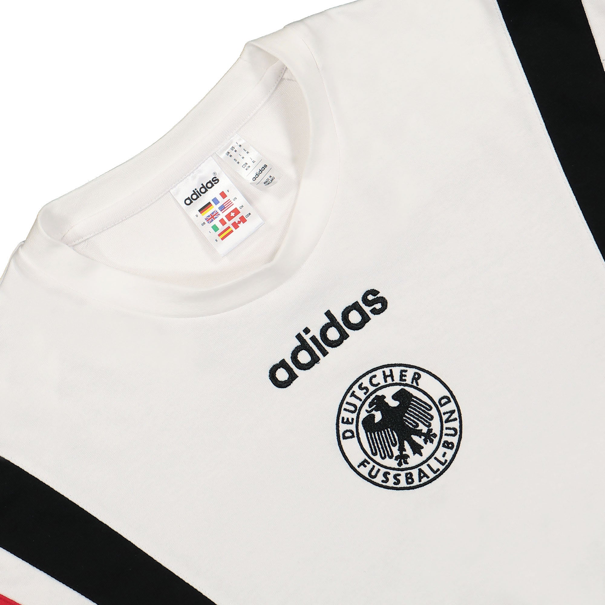 adidas DFB Tee 96 White T-Shirts Close-up | Overkill