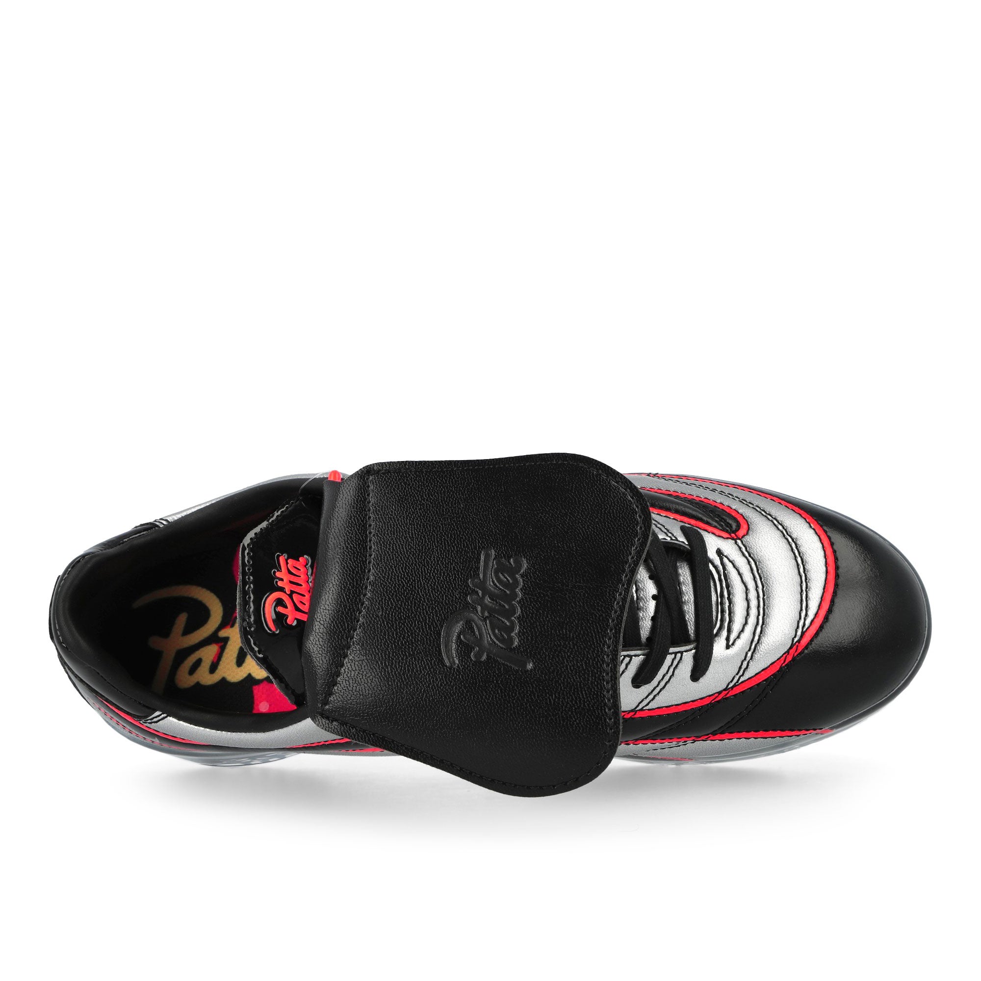 Patta x Nike Cryoshot Mercurial Vapor R9 Netherlands Metallic Silver / Hyper Crimson - Black Low Top Sneaker IM0589 001 Detailfoto | Overkill
