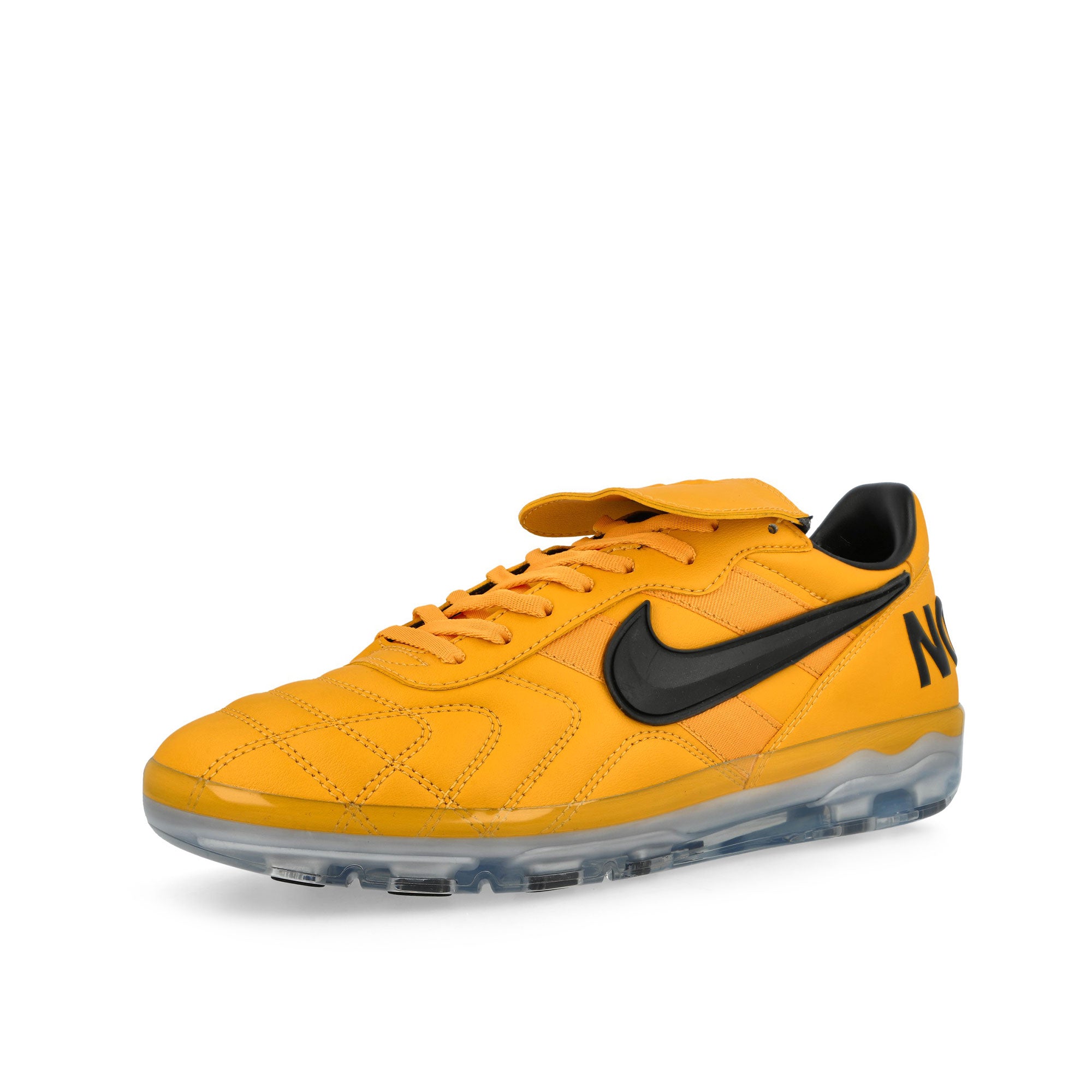 NOCTA x Nike Cryoshot Tiempo 94 Canada University Gold / Black - White Low Top Sneaker IM0703 700 Close-up | Overkill
