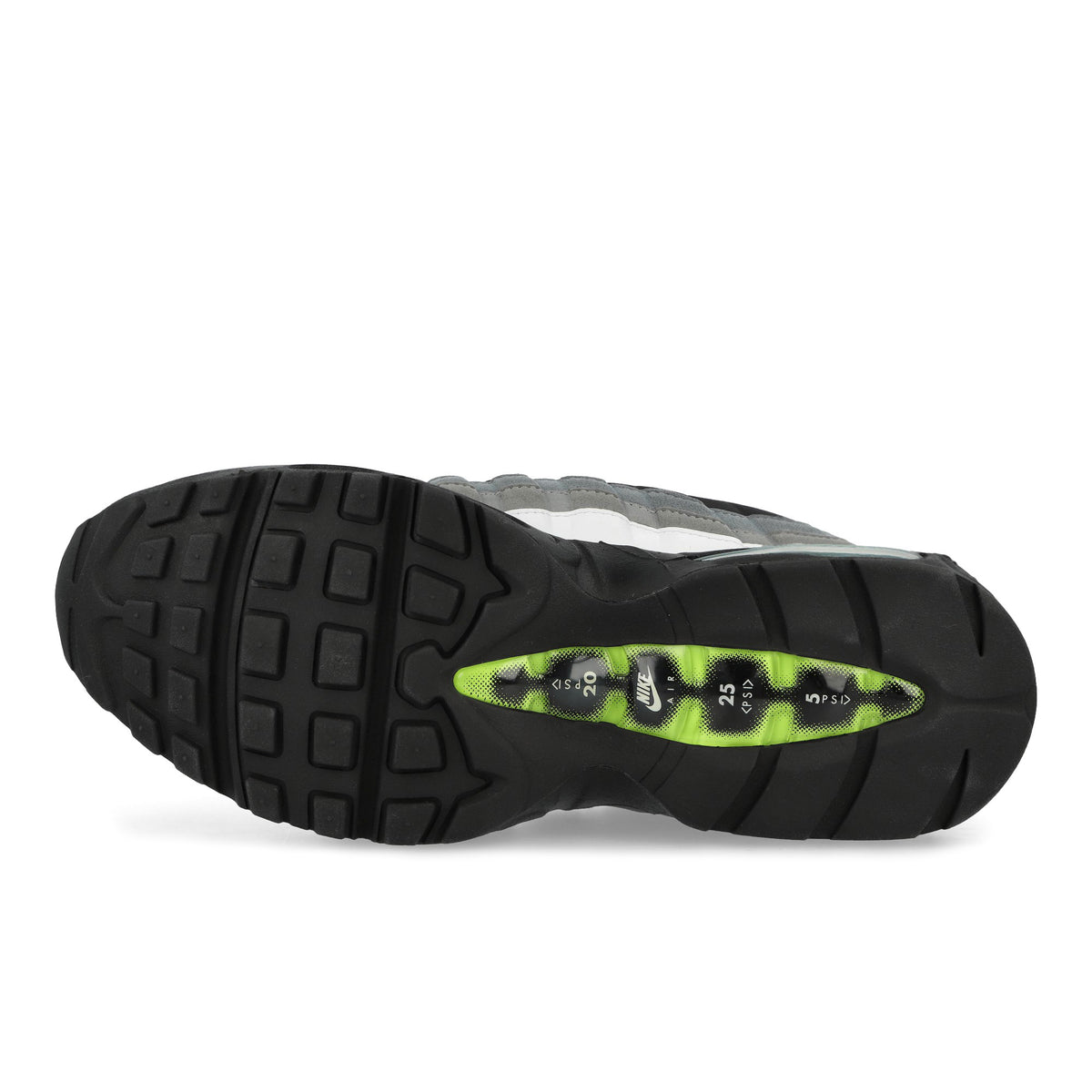 Nike Air Max 95 Big Bubble Premium "Greedy" Black / Volt - White Low Top Sneakers IM2211 001 Detail View 5 | Overkill