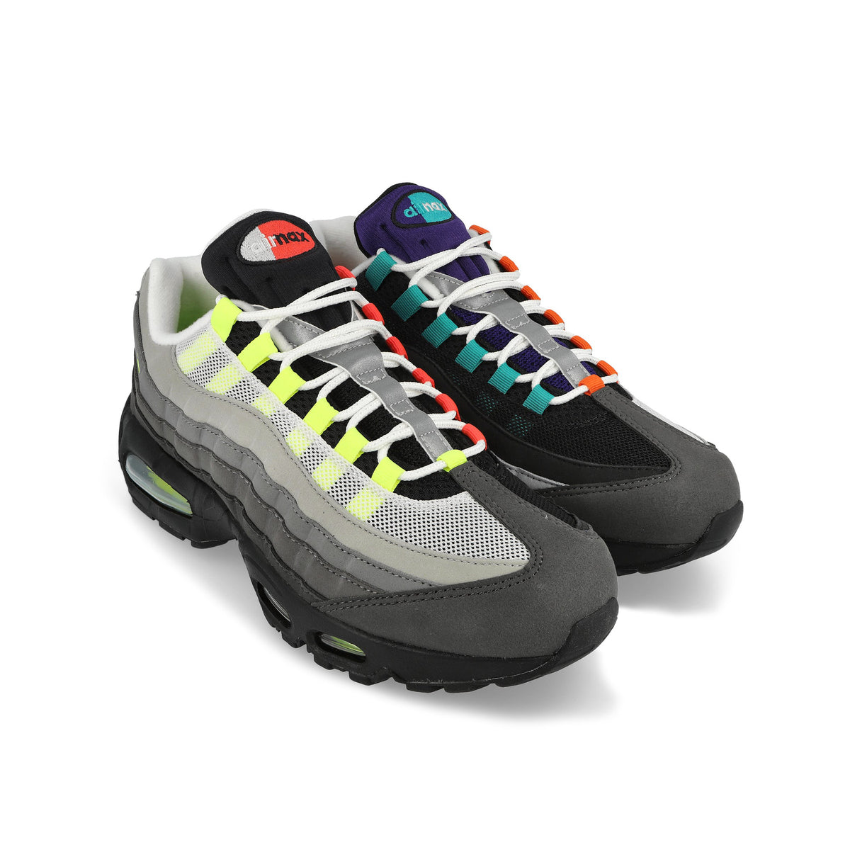 Nike Air Max 95 Big Bubble Premium "Greedy" Black / Volt - White Low Top Sneakers IM2211 001 Close-up | Overkill