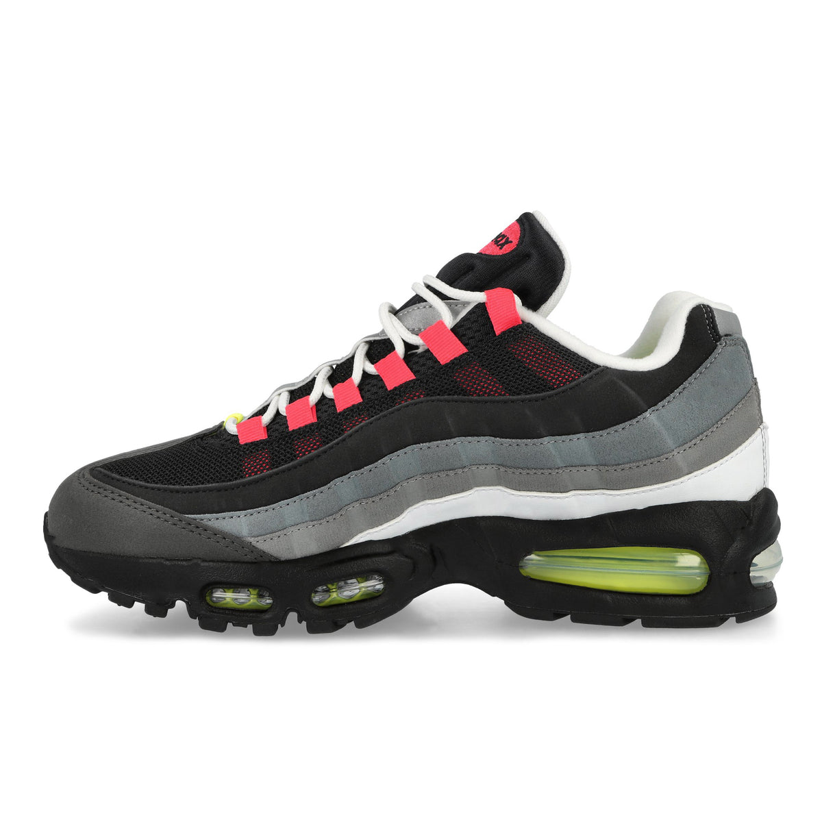 Nike Air Max 95 Big Bubble Premium "Greedy" Black / Volt - White Low Top Sneakers IM2211 001 Detail View 3 | Overkill