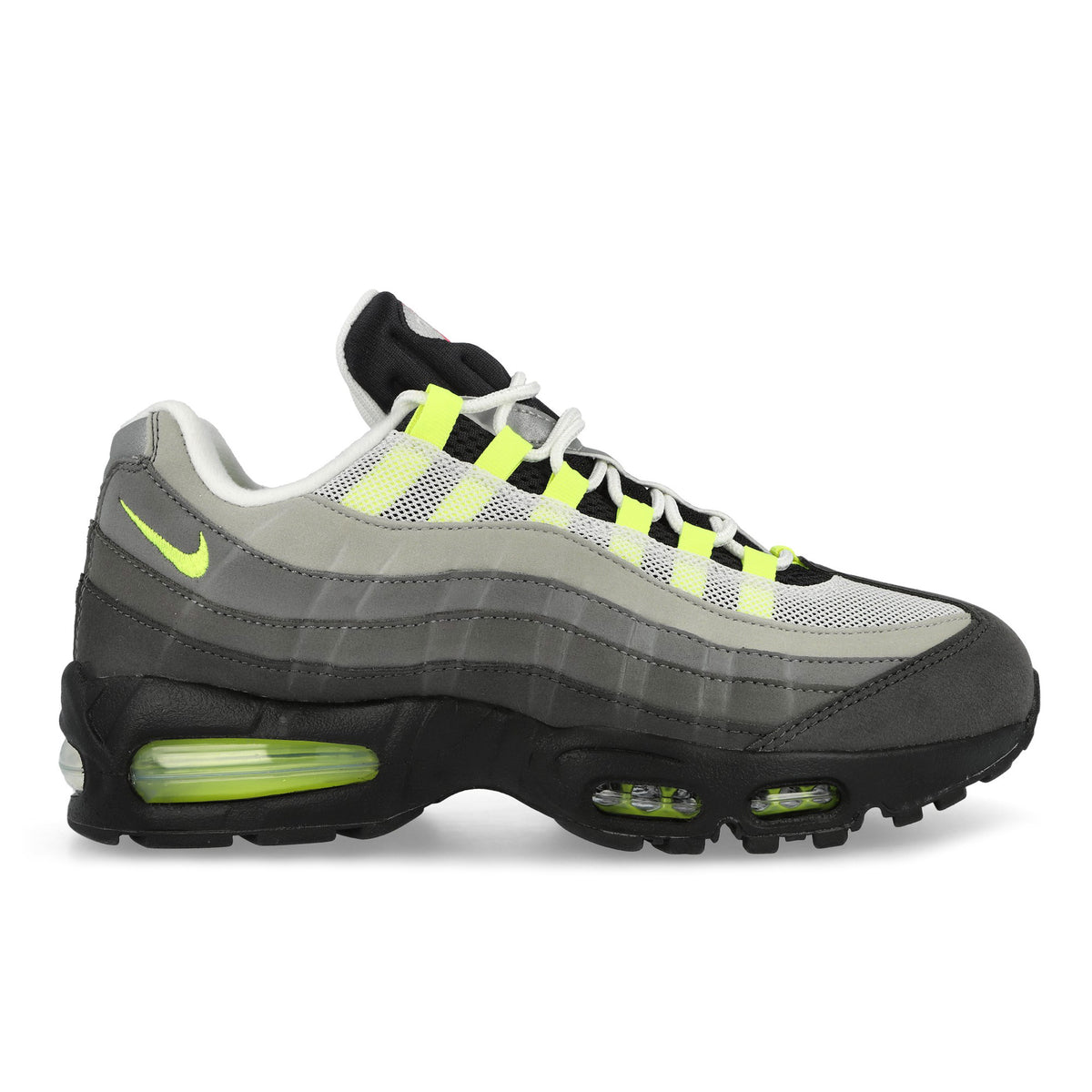 Nike Air Max 95 Big Bubble Premium "Greedy" Black / Volt - White Low Top Sneakers IM2211 001 Detail View 4 | Overkill