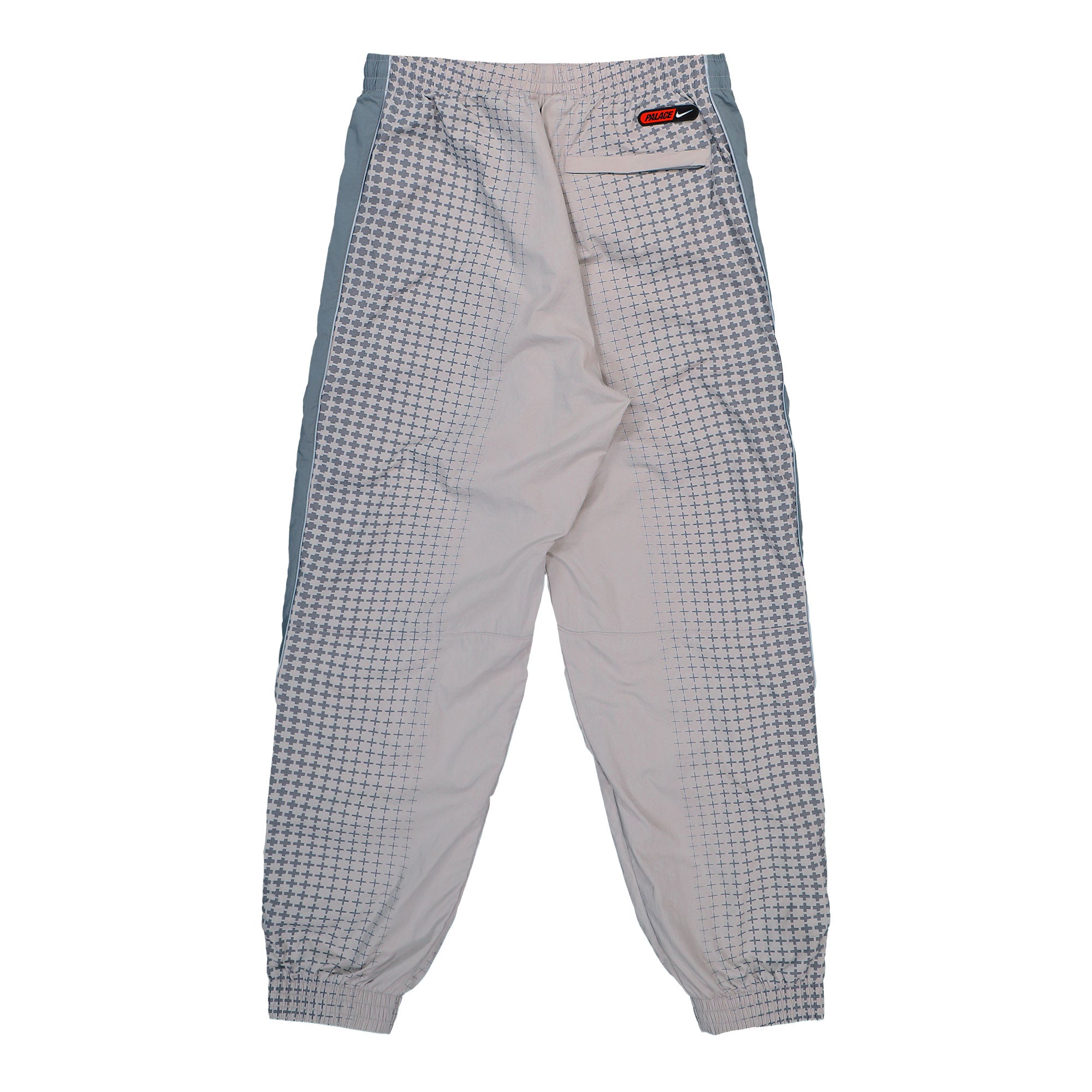 Palace x Nike FA England Track Pants Pewter Grey / Cool Grey / Bright Crimson Sweat & Track Pants IM3202 052 Close-up | Overkill
