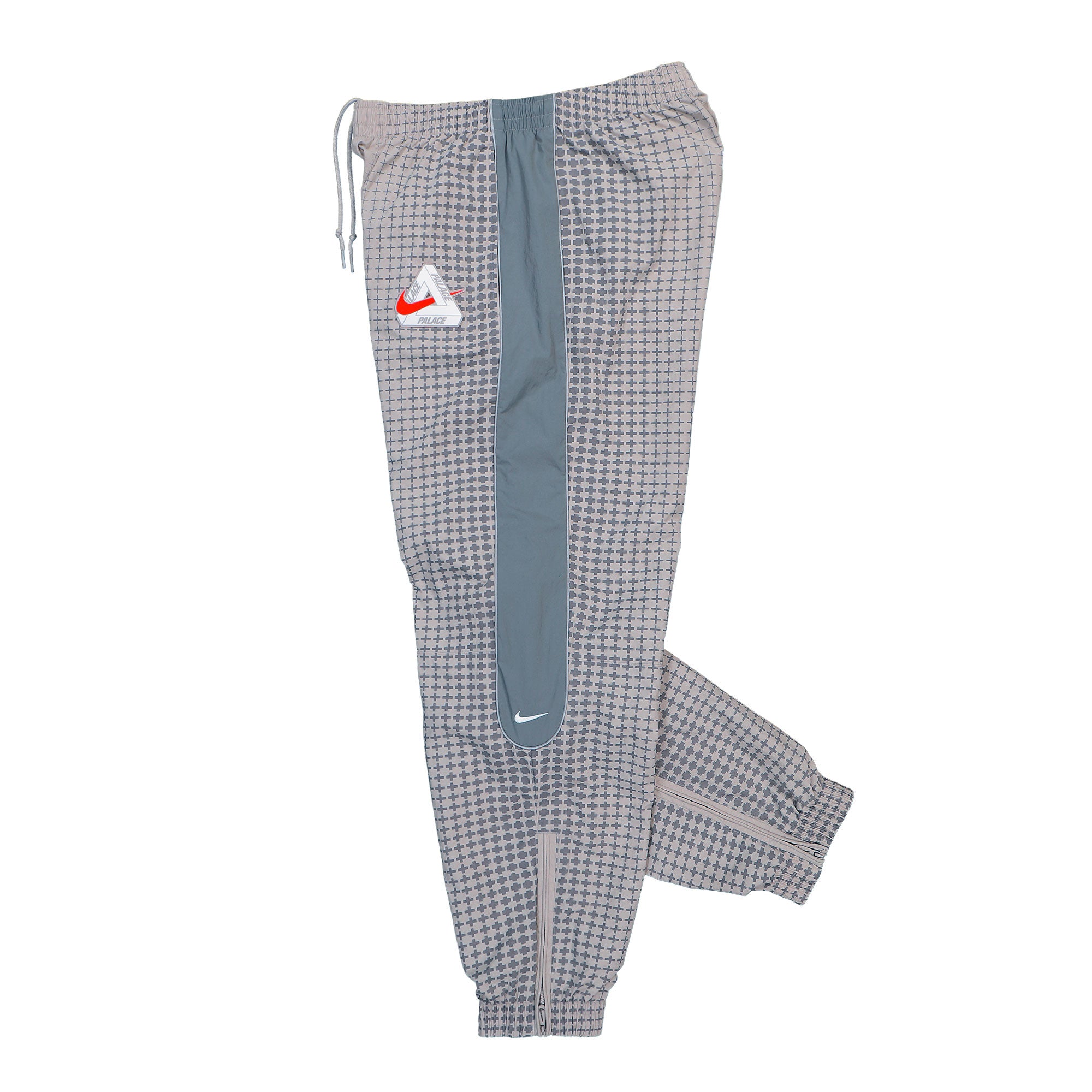 Palace x Nike FA England Track Pants Pewter Grey / Cool Grey / Bright Crimson Sweat & Track Pants IM3202 052 Detailfoto | Overkill

