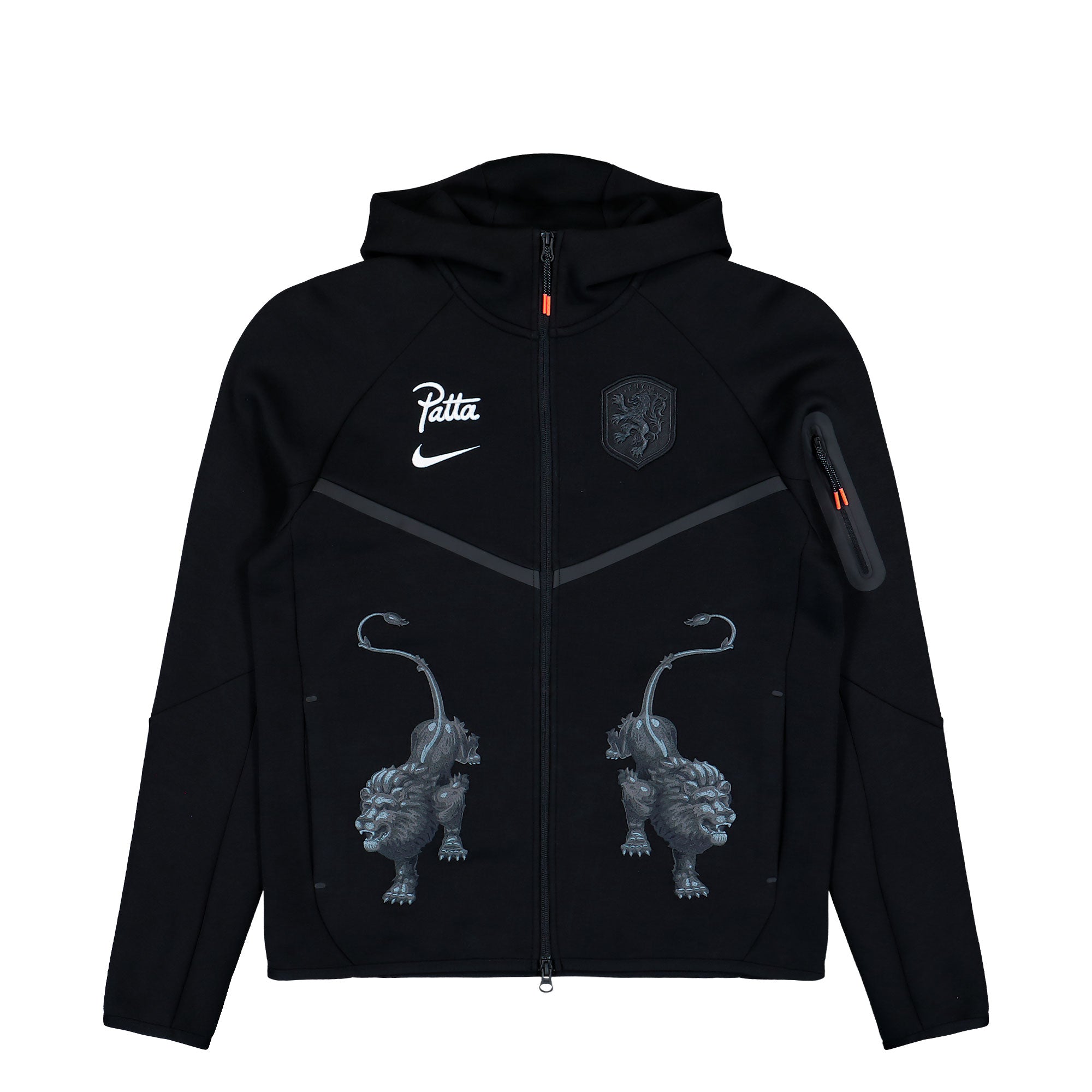 Patta x Nike KNVB Netherlands Tech Fleece FZ Hoodie IM3206 010