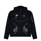 Patta x Nike KNVB Netherlands Tech Fleece FZ Hoodie Black / White Hoodies IM3206 010 | Overkill
