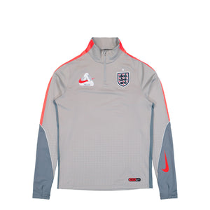 Palace x Nike FA England Strike Drill Top Pewter Grey / Cool Grey / Bright Crimson Longsleeves IM3229 052 | Overkill
