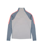 Palace x Nike FA England Strike Drill Top Pewter Grey / Cool Grey / Bright Crimson Longsleeves IM3229 052 Close-up | Overkill
