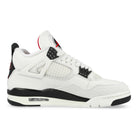 Jordan Air Jordan 4 Retro Sail / Black - University Red Mid Top Sneakers IM4002 100 Silhouette | Overkill

