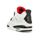Jordan Air Jordan 4 Retro Sail / Black - University Red Mid Top Sneakers IM4002 100 Material | Overkill
