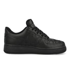 Nike Air Force 1 '07 Edge Black / Black - Metallic- Silver Low Top Sneakers IM5750 001 Silhouette | Overkill
