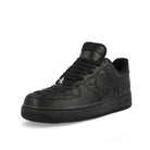 Nike Air Force 1 '07 Edge Black / Black - Metallic- Silver Low Top Sneakers IM5750 001 Close-up | Overkill
