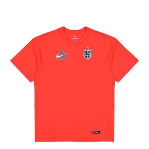 Palace x Nike  FA England Premium Tee Light Crimson T-Shirts IM6598 696 | Overkill

