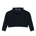 Jordan IH Crop Hoodie Black / Ivory Hoodies IM7367 010 Close-up | Overkill
