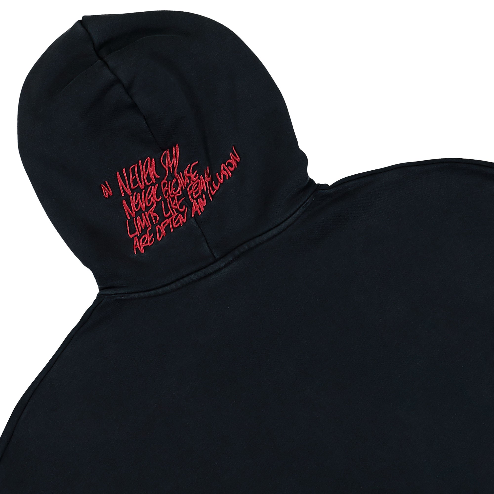 Jordan IH Crop Hoodie Black / Ivory Hoodies IM7367 010 Detail View 1 | Overkill
