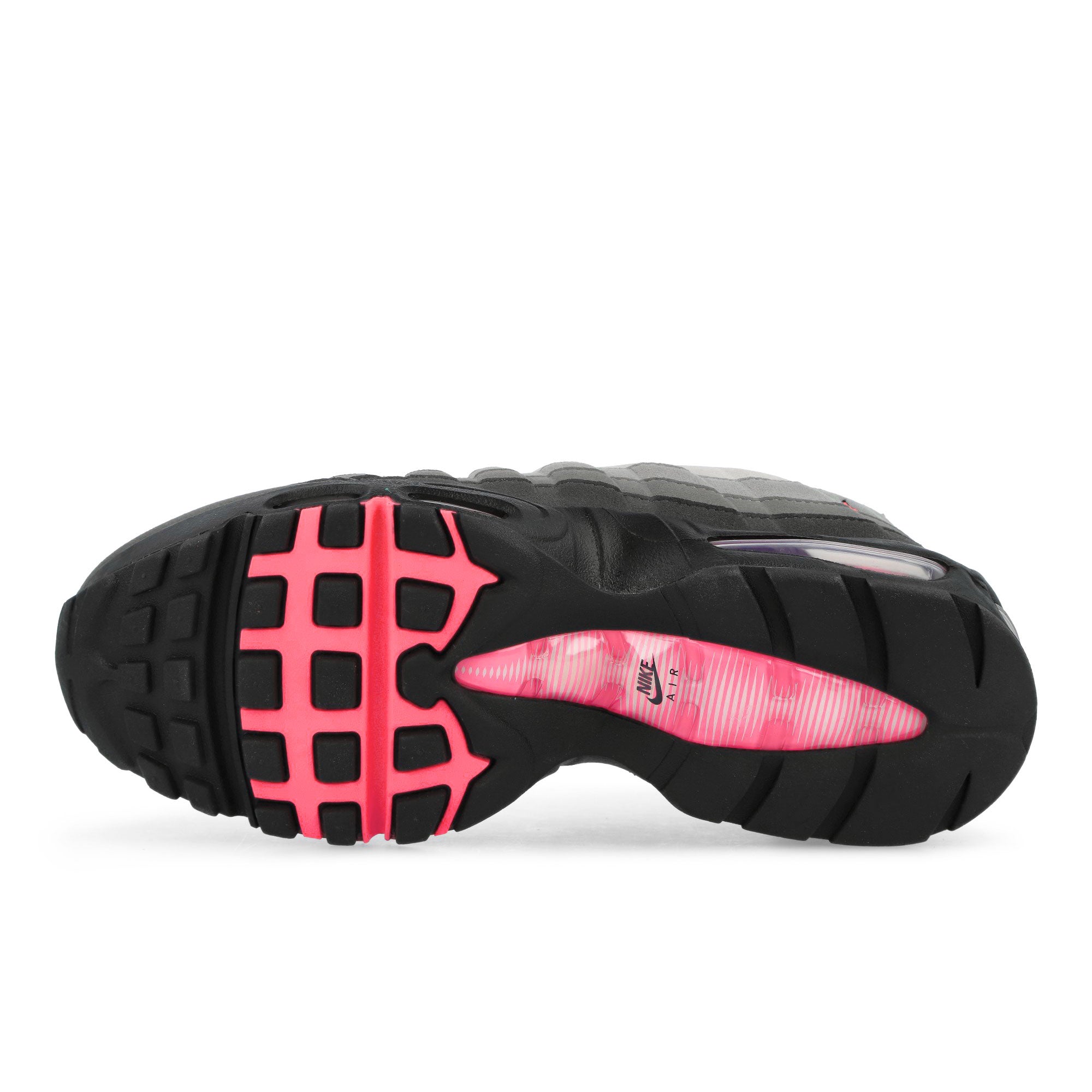 Nike Air Max 95 OG Solar Red Black / Solar Red - Medium Ash - Dark Pewter Low Top Sneakers IM7410 001 Detail View 1 | Overkill