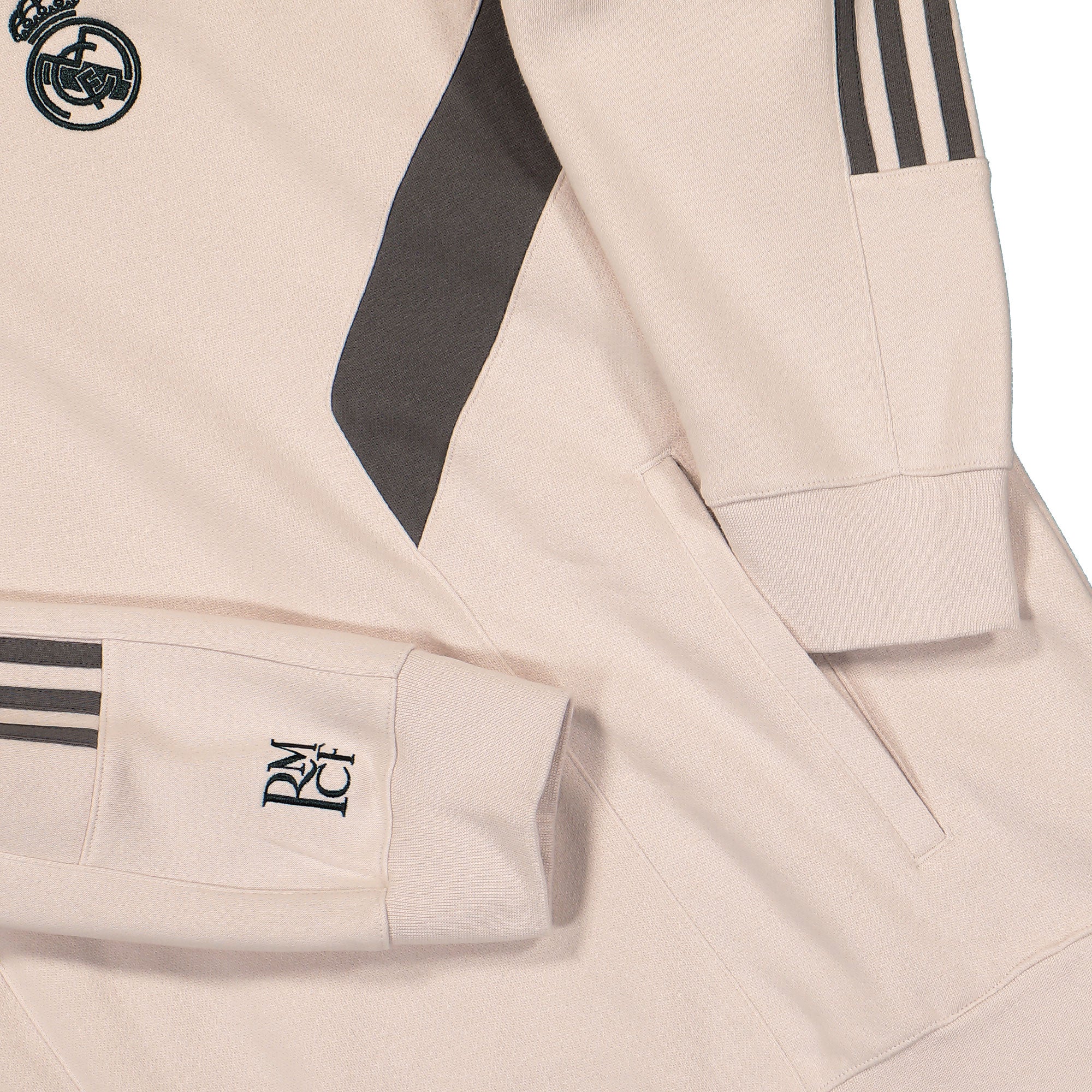 adidas Real OG Hoodie Putty Mauve / Charcoal Hoodies Detailfoto | Overkill