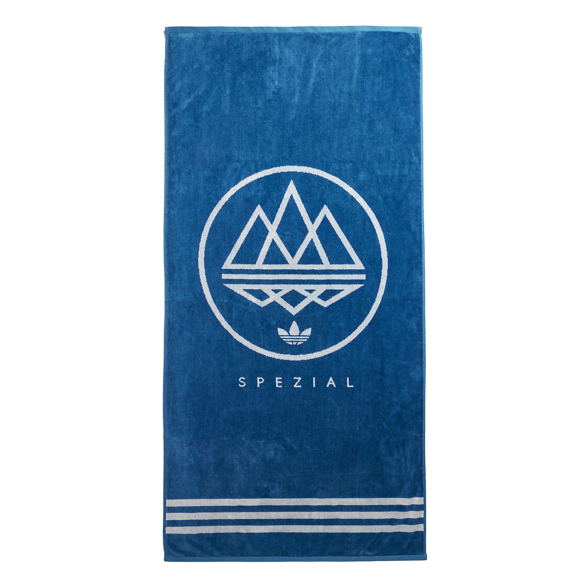 adidas Mod Trefoil Towel SPZL Core Blue / Off White Towels IM8913 | Overkill