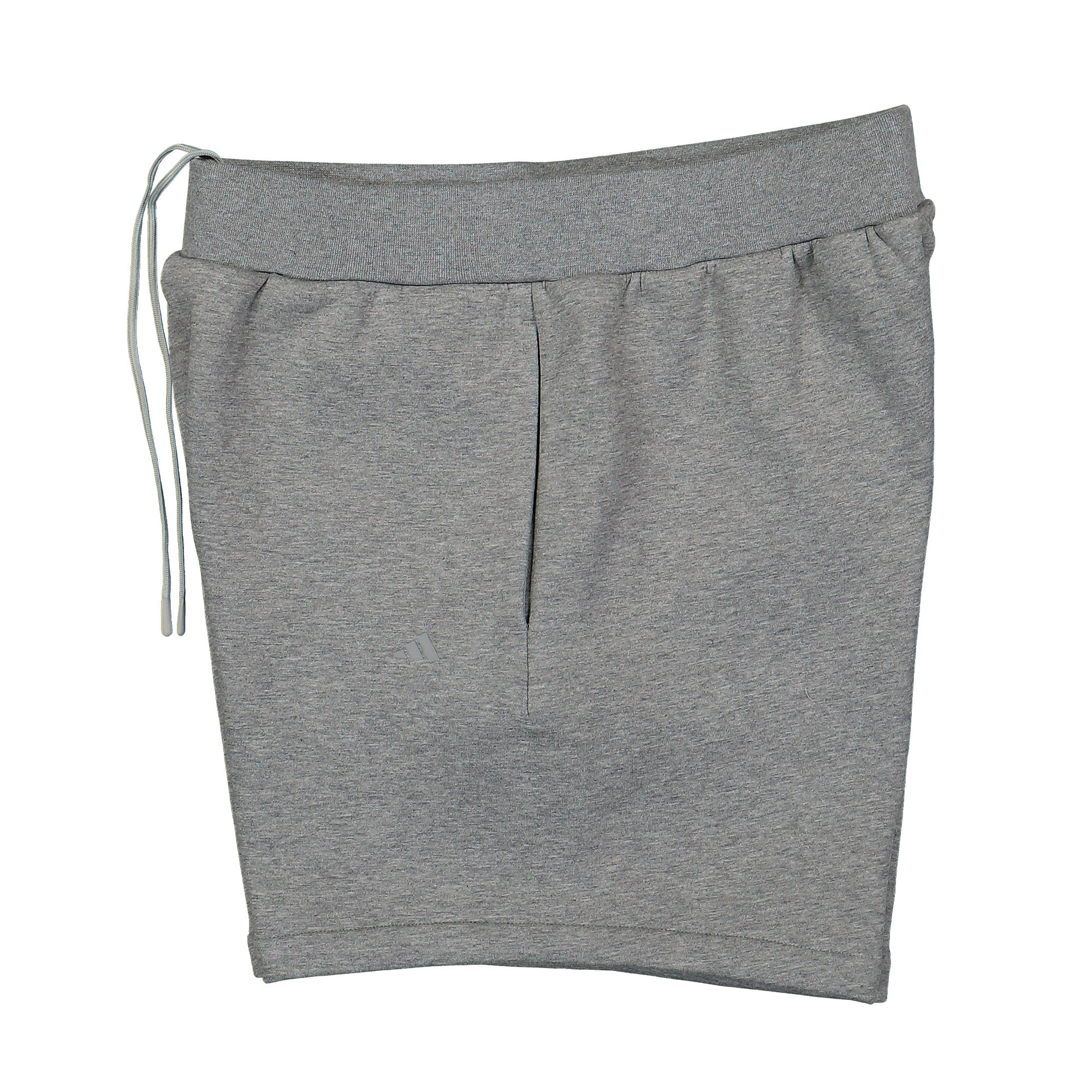 adidas One Basketball Heather Short Dark Oatmeal Shorts Close-up | Overkill