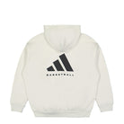 adidas One Basketball Fleece Hoody Talc Hoodies Close-up | Overkill