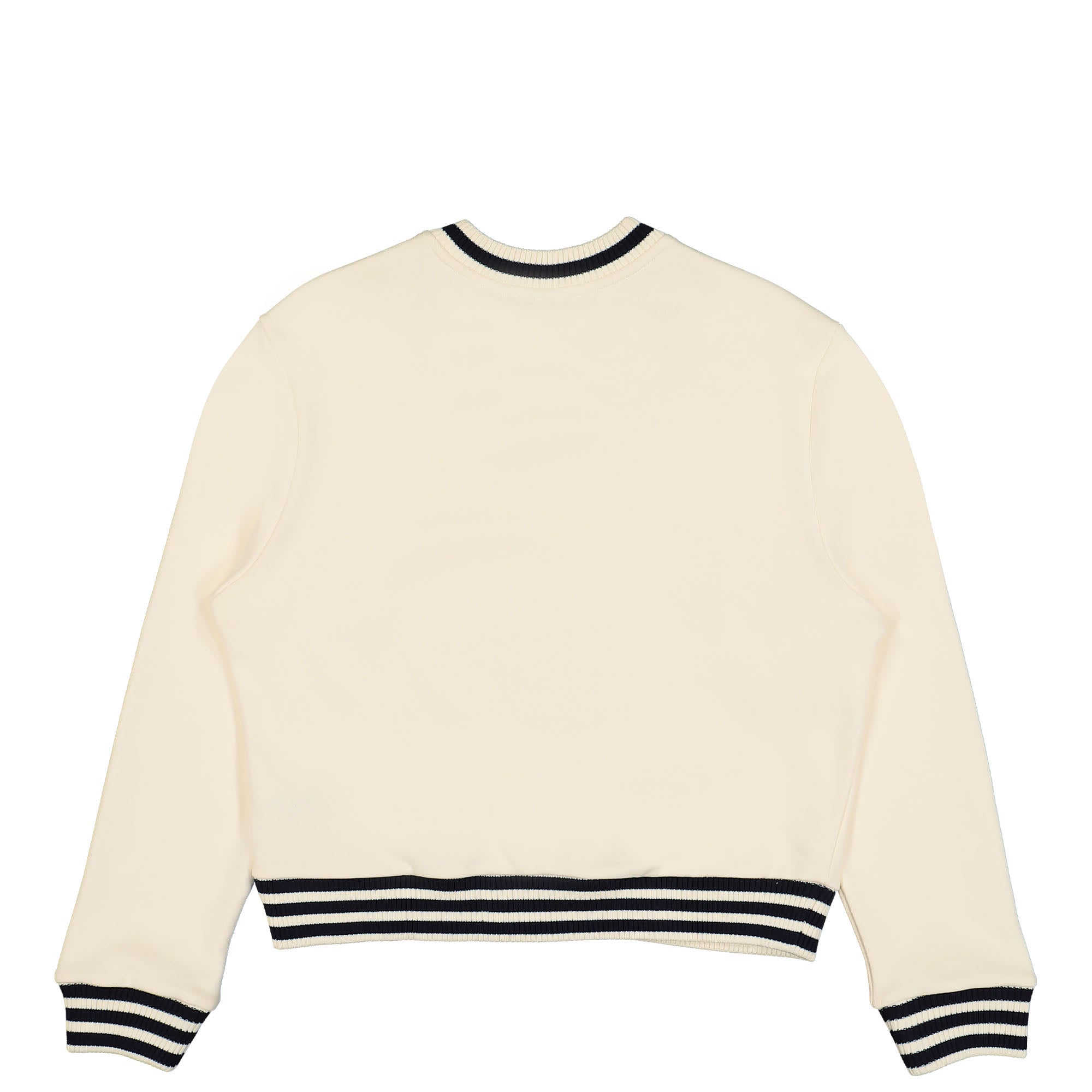 adidas SPORTY & RICH x adidas W Neck Crew Sweater Crew White Sweatshirts Material | Overkill