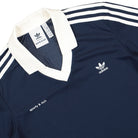 adidas SPORTY & RICH x adidas LS Soccer Jersey Legend Ink Longsleeves Close-up | Overkill