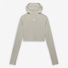 adidas W Base Layer Crop Hoodie Sesame Hoodies IN5903 | Overkill