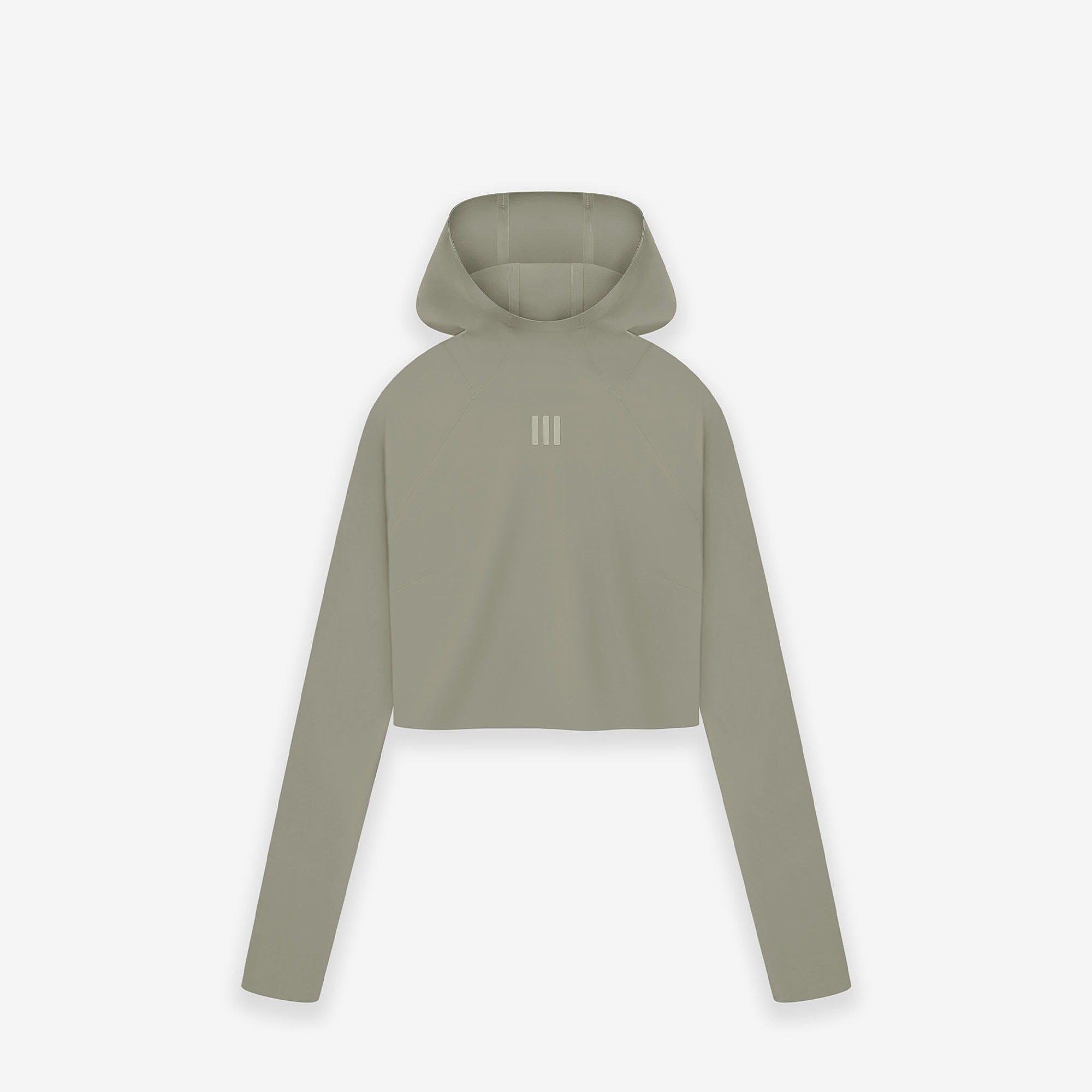 adidas Fear of God Athletics x adidas Crop Hoodie Clay Hoodies IN5904 | Overkill