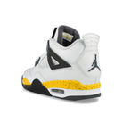 Air Jordan 4 Retro "Tour Yellow" White / Tour Yellow - Dark Blue Grey - Black Mid Top Sneakers IO2463 102 Material | Overkill
