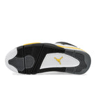 Air Jordan 4 Retro "Tour Yellow" White / Tour Yellow - Dark Blue Grey - Black Mid Top Sneakers IO2463 102 Detail View 1 | Overkill
