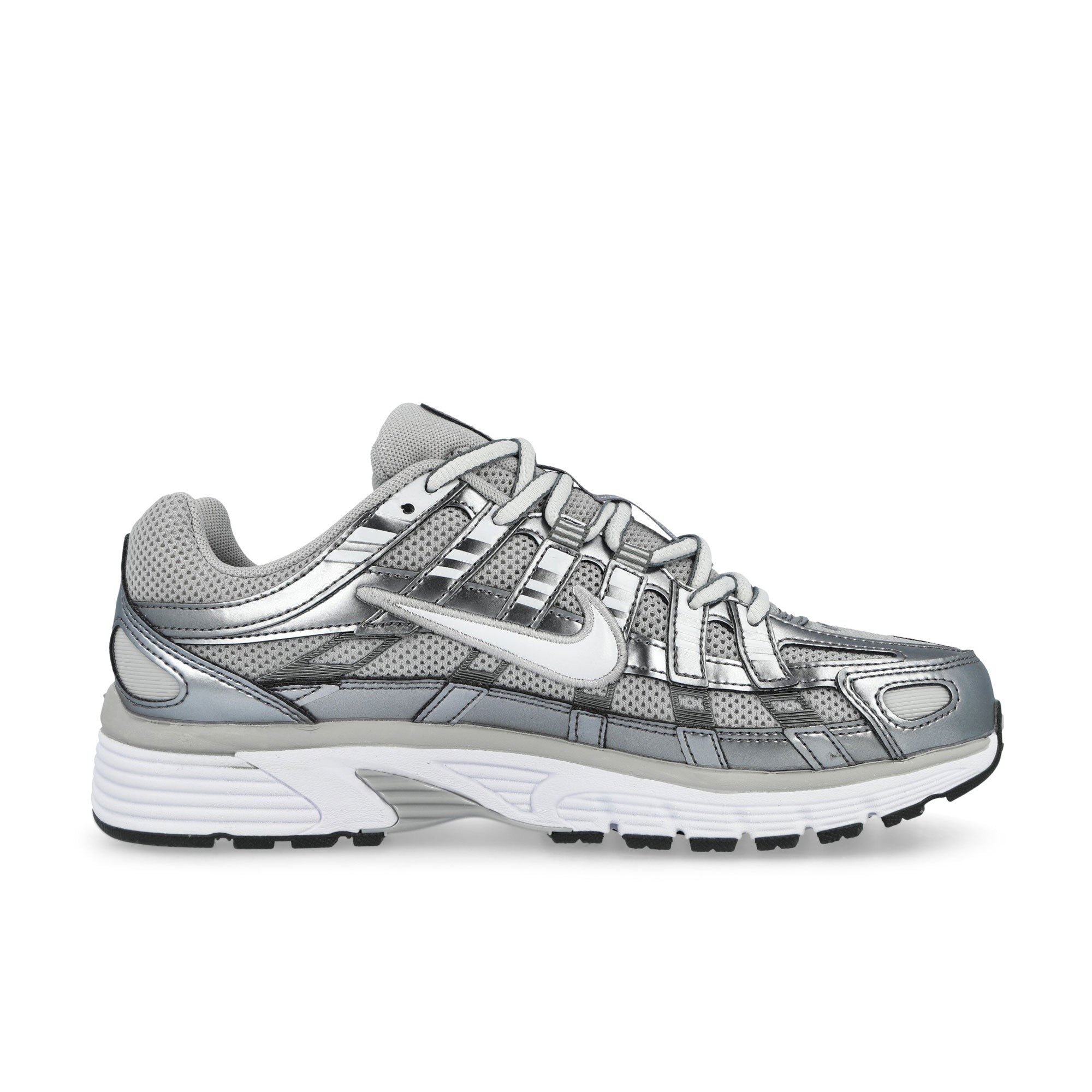 Nike W P-6000 Grey Fog / White - Metallic Cool Grey - Cool Grey Low Top Sneakers IO3496 001 Silhouette | Overkill
