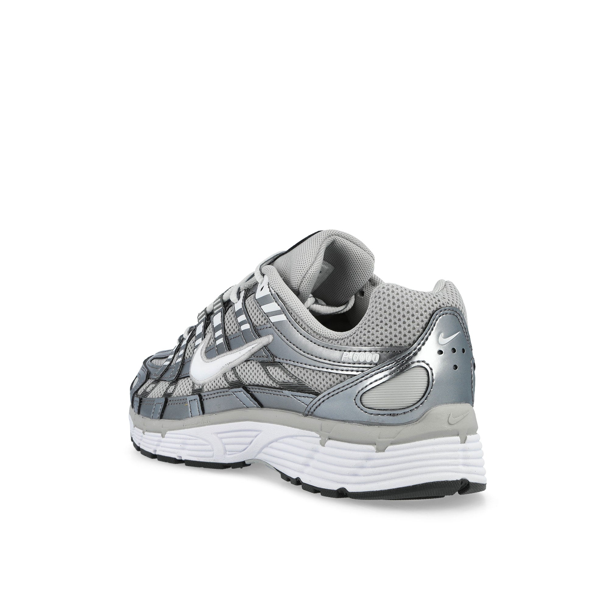 Nike W P-6000 Grey Fog / White - Metallic Cool Grey - Cool Grey Low Top Sneakers IO3496 001 Material | Overkill
