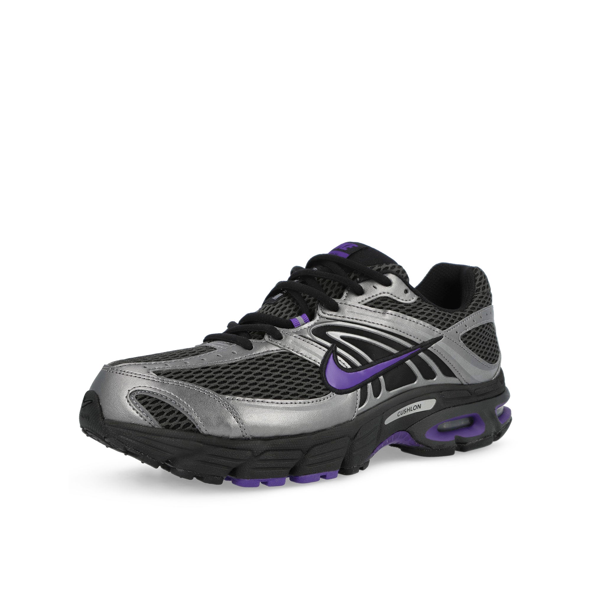 Nike Air Max Moto 2K Anthracite / Wild Grape - Black Low Top Sneakers IO9279 006 Close-up | Overkill
