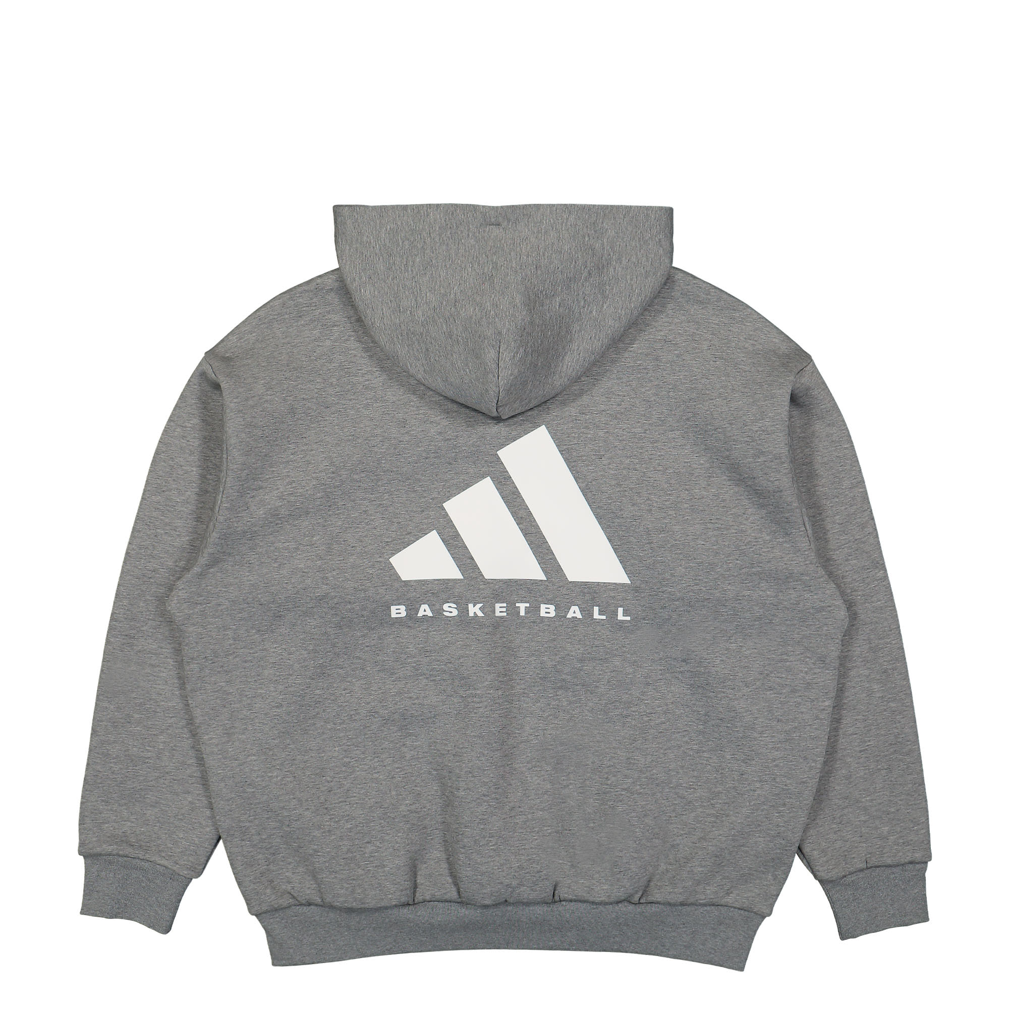adidas One Basketball Heather Hoodie Dark Oatmeal Hoodies Close-up | Overkill