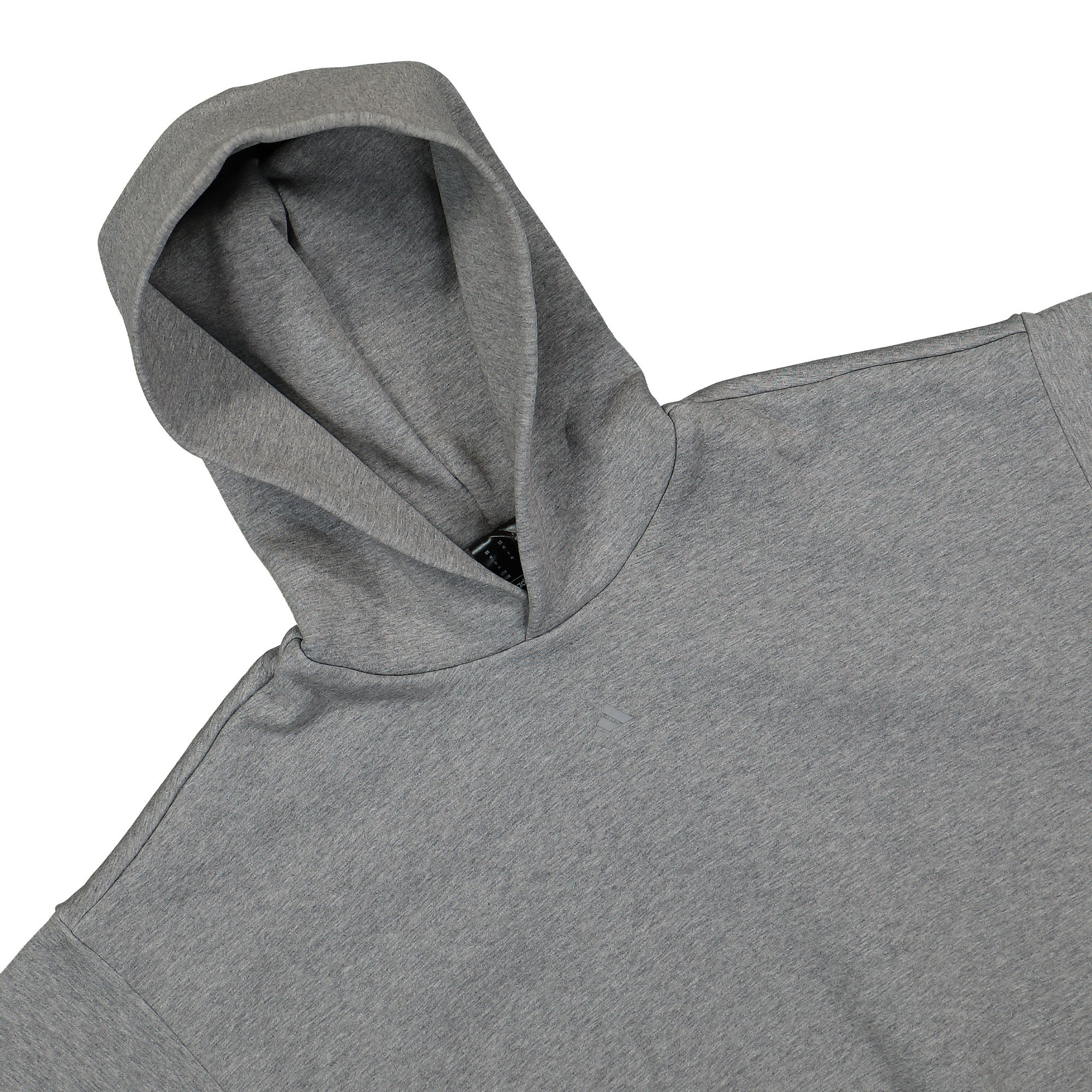 adidas One Basketball Heather Hoodie Dark Oatmeal Hoodies Material | Overkill