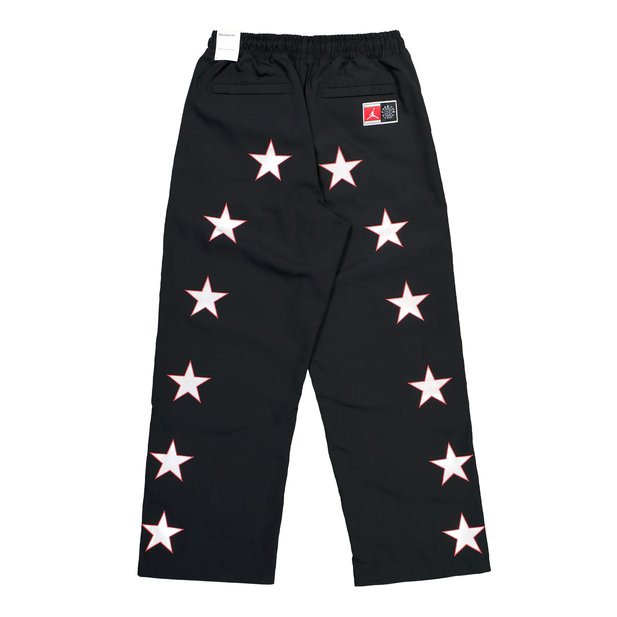 Jordan FTY Track Pant Black / Light Crimson Sweat & Track Pants IQ6227 010 Close-up | Overkill
