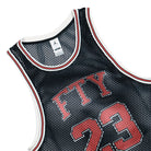 Jordan FTY BBall Jersey Black / Light Crimson T-Shirt IQ6245 010 Detailfoto | Overkill
