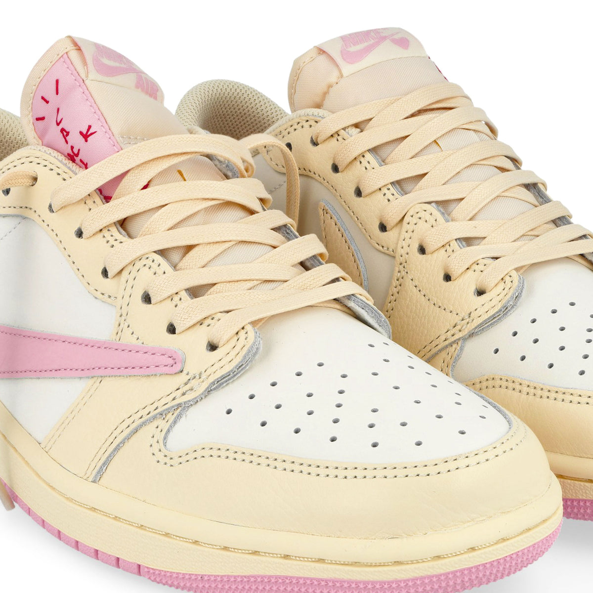 Travis Scott Jordan 1 Shy Pink The Wait for the Travis Scott “Shy Pink” Jordan 1 Low Is  main image 3