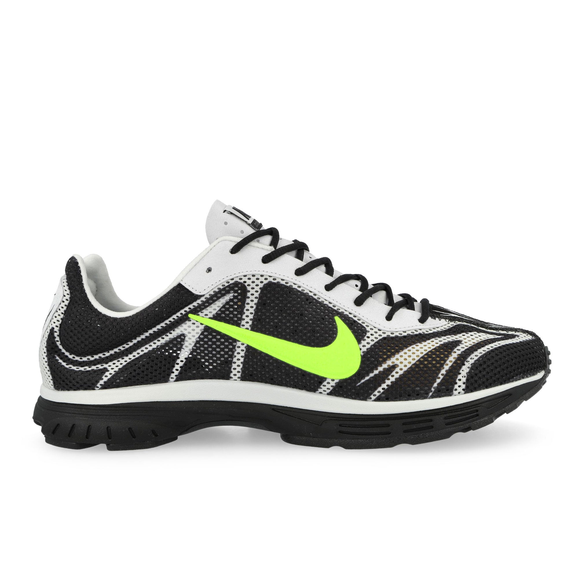 Nike Zoom Streak 3 Black / Volt - Summit White Low Top Sneakers IQ8012 001 Silhouette | Overkill